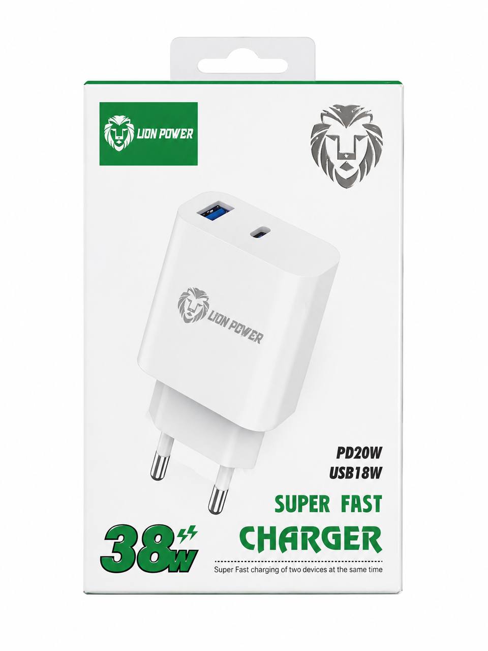 شارژر Lion Power 38W فست شارژ
